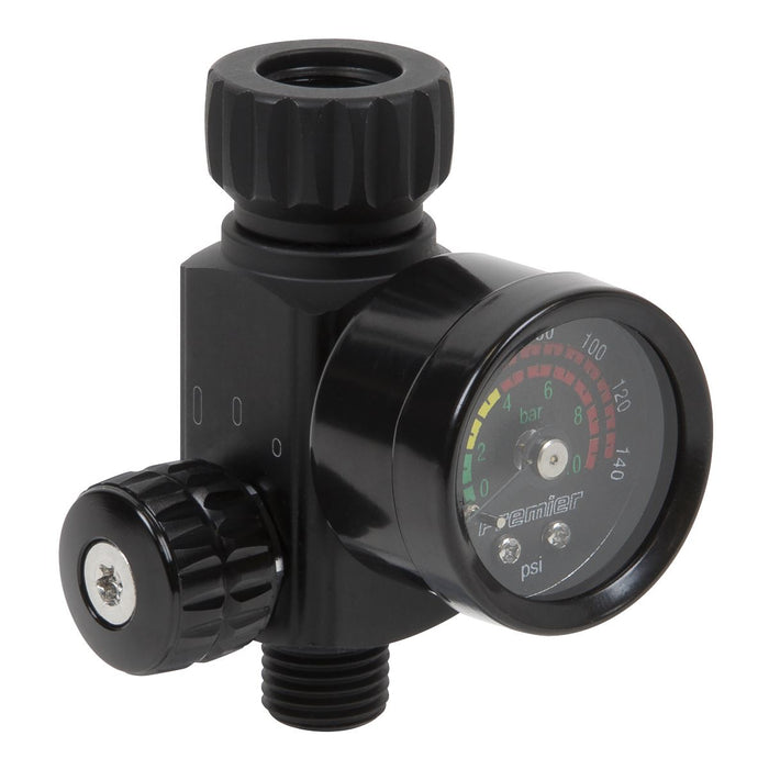 Sealey Premier Premier On-Gun Air Pressure Regulator/Gauge with Glass Lens AR02 Sealey Premier - Town Tools 