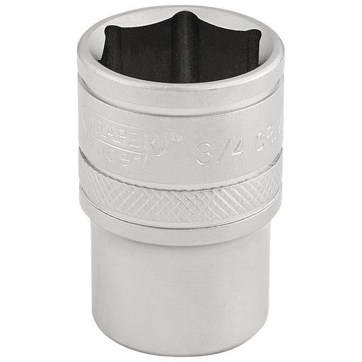 Draper 6 Point Imperial Socket, 1/2" Sq. Dr., 3/4" 16631 Draper - Town Tools 