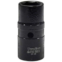 Teng Tools 1/2" Double Ended Impact Socket Metric 17 x 19mm