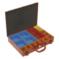 Sealey Metal Case with 15 Storage Bins APMC15