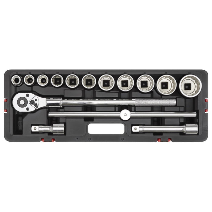 Sealey Premier Premier Socket Set 3/4"Sq Drive 12-point 15pc AK2583 Sealey Premier - Town Tools 