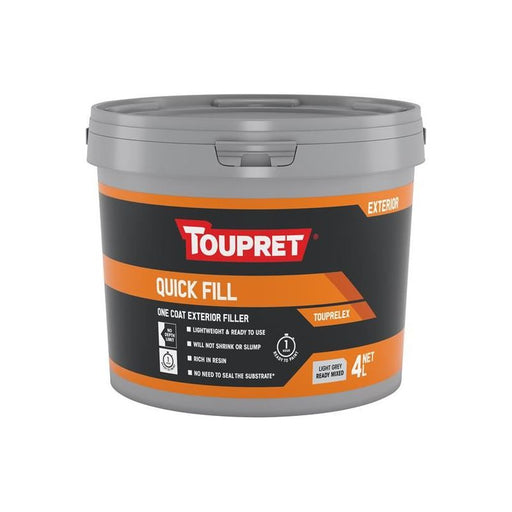 Toupret Quick Fill (Exterior) 4 litre Toupret - Town Tools