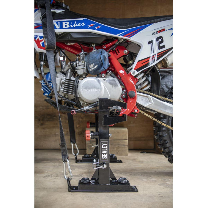Sealey Motocross Bike Fast Lock Tie Down System SPL01 Sealey - Town Tools 