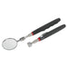 Sealey Telescopic Magnetic Pick-Up Tool & Inspection Mirror Set 2pc S0940 Siegen by Sealey - Town Tools 