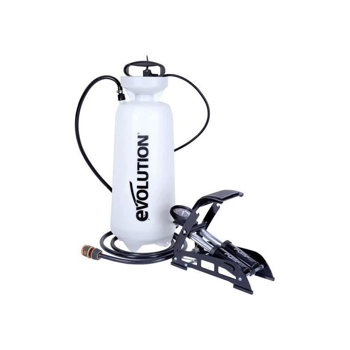 Evolution Pressurised Water Bottle with Foot Pump 15 litre Evolution - Town Tools