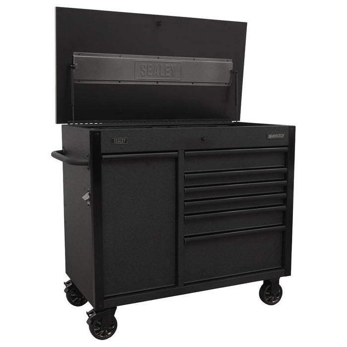 Sealey Mobile Tool Cabinet 1120mm with Power Tool Charging Drawer AP4206BE Sealey - Town Tools 