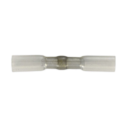 Sealey Heat Shrink Butt Connector with Crimp & Solder Clear Pack of 25 HSSB25C Sealey - Town Tools 