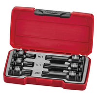 Teng Tools 1/2" XZN/Triple Square Impact Socket Set DIN 6 Pieces