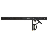 Faithfull Prestige Combination Square Black Aluminium 400mm (16in)
