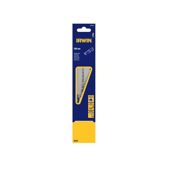 Irwin® Sabre Saw Blade Coarse Wood Cutting 240mm Pack of 2 IRWIN® - Town Tools