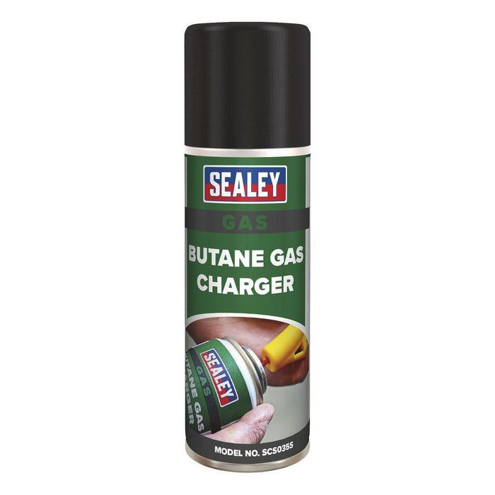 Sealey Butane Gas Refill 200ml Pack of 6 SCS035 Sealey - Town Tools 