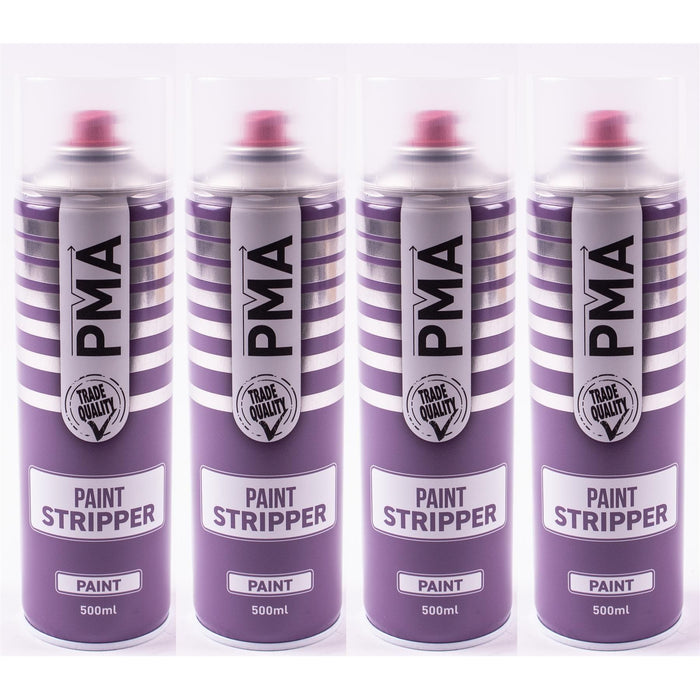 4X Paint Stripper PMA Aerosol Paint Remover 500ml Bodyshop Car PMA - Town Tools 