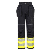 Portwest Pw3 Hi-Vis Holster Pocket Class 1 Trouser W40 PW307YBR40