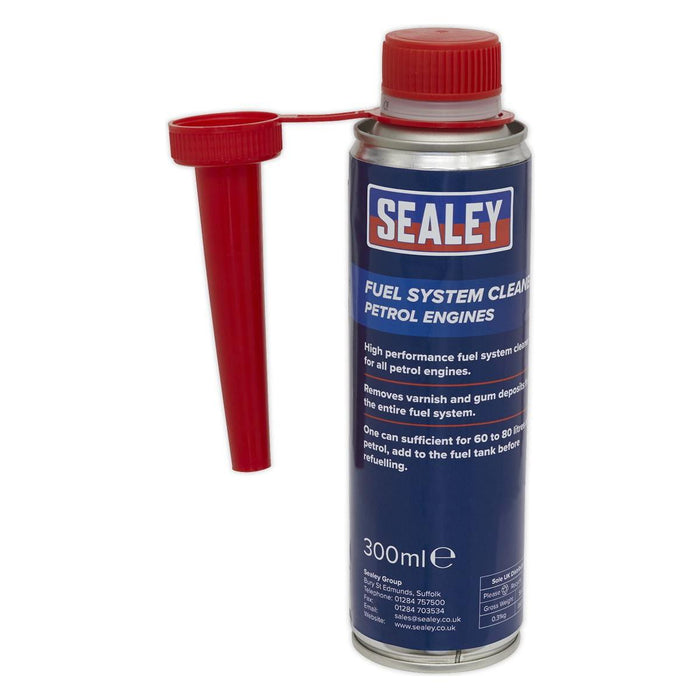 Sealey Fuel System Cleaner 300ml Petrol Engines FSCP300 Sealey - Town Tools 