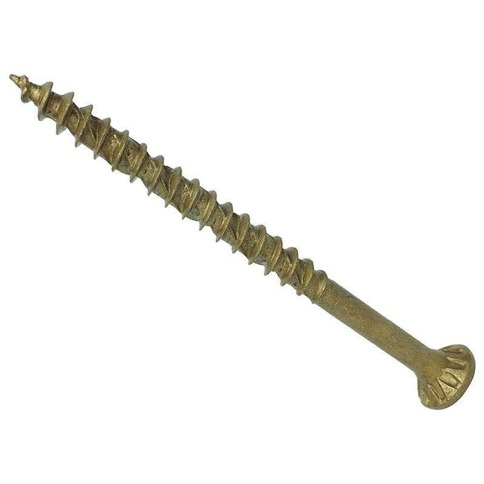 Forgefix ForgeFast TORX® Compatible Decking Screws CSK Tan 4.5x50 T25 Tub 600 ForgeFix - Town Tools