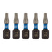 Draper Expert TX-STAR Impact Screwdriver Bits, T15 x 25mm, 1/4" Hex (Pack of 5) Draper - Town Tools 