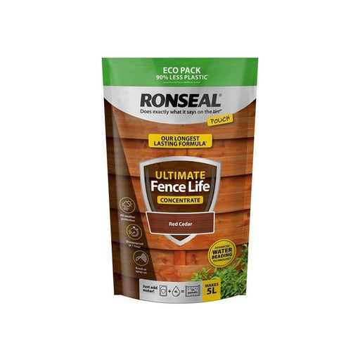 Ronseal Ultimate Fence Life Concentrate Red Cedar 950ml Ronseal - Town Tools