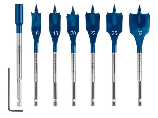 Bosch Powertool Accessories EXPERT Self Cut Speed Spade Drill Bit Set, 7 Piece Bosch Powertool Accessories - Town Tools