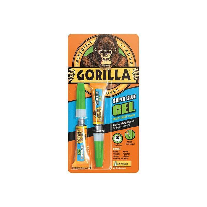 Gorilla Glue Gorilla Superglue Gel 3g (Twin Pack) Gorilla Glue - Town Tools