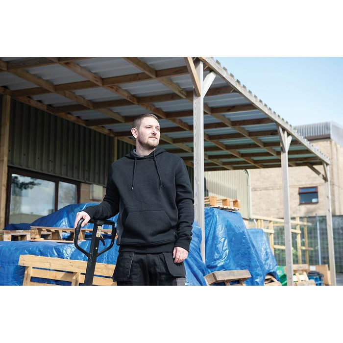 Tough Grit 2-Tone Hoodie Black / Charcoal L Tough Grit - Town Tools 