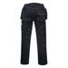 Portwest PW3 Black Holster Work Trousers - 32in. Waist (Reg Leg) Portwest - Town Tools 