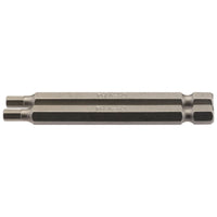 Draper Hexagonal Insert Bit, 4mm, 1/4" Hex, 75mm Long (Pack of 2) 64321