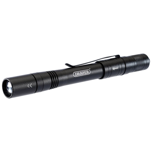 Draper LED Rechargeable Aluminium Penlight, 1W 90099 Draper - Town Tools 