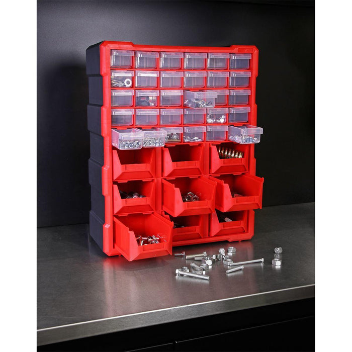 Sealey Cabinet Box 39 Drawer Red/Black APDC39R Sealey - Town Tools 