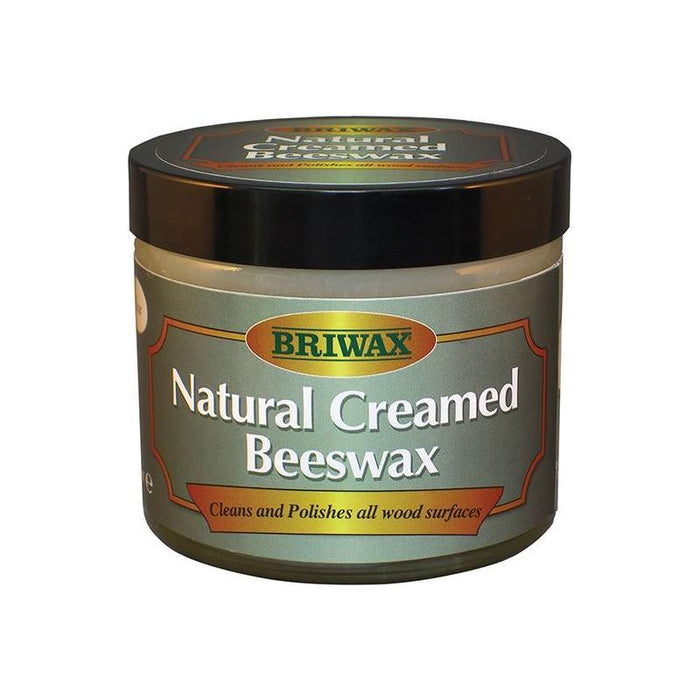 Briwax Natural Creamed Beeswax Clear 250ml Briwax - Town Tools