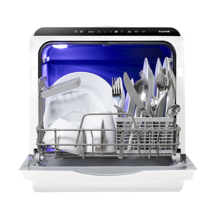 Baridi 2-4 Place Settings Mini Portable Tabletop Dishwasher, 5 Wash Functions Baridi - Town Tools 