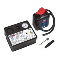 Sealey Tyre Inflator 12V & Emergency Puncture Sealant Kit MAC10S