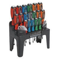 Sealey Hammer-Thru Screwdriver Hex Key & Bit Set 44pc S01106