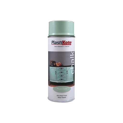Plastikote Chalk Finish Spray Pastel Green 400ml PlastiKote - Town Tools