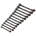 Draper Expert HI-TORQ Metric Reversible Ratchet Combination Spanner Set, Black (12 Piece) Draper - Town Tools