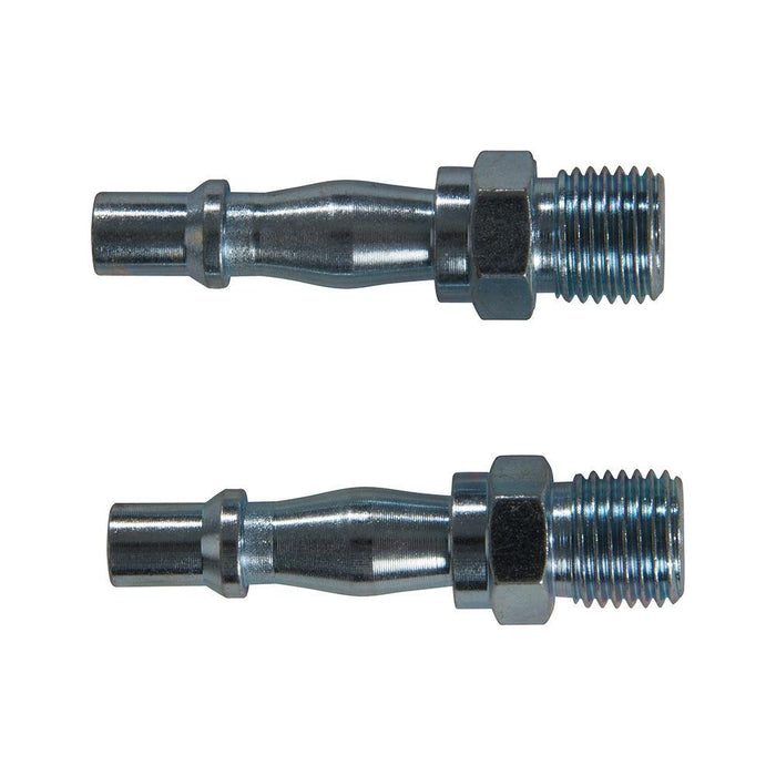 Silverline Air Line Bayonet Male Thread Coupler 2pk 1/4" BSP Silverline - Town Tools 