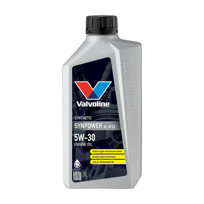 Valvoline SynPower XL-III C3 5W-30 5W30 Fully Synthetic Engine Oil - 6 Litres 6L Valvoline - Town Tools 