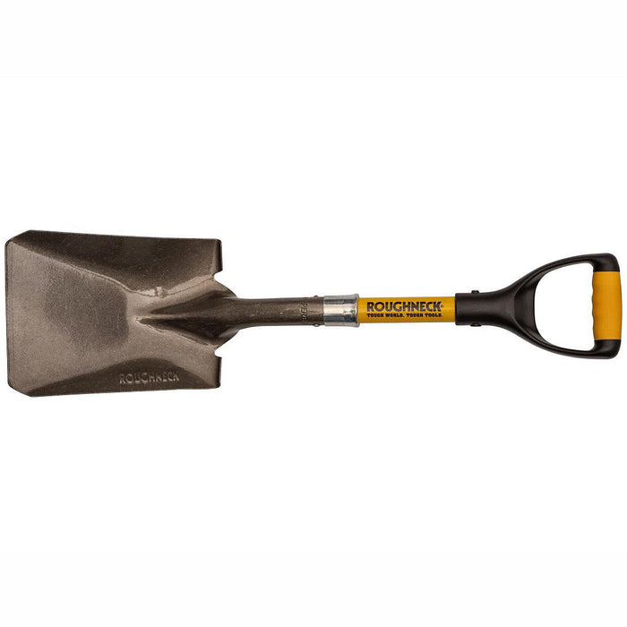 Roughneck Micro Shovel Twin Pack Round Point Bulk Square Head
