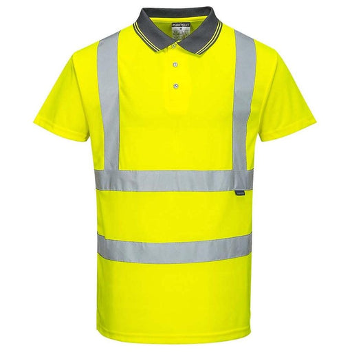 Portwest Hi-Vis Polo Shirt - Yellow - Small Portwest - Town Tools 