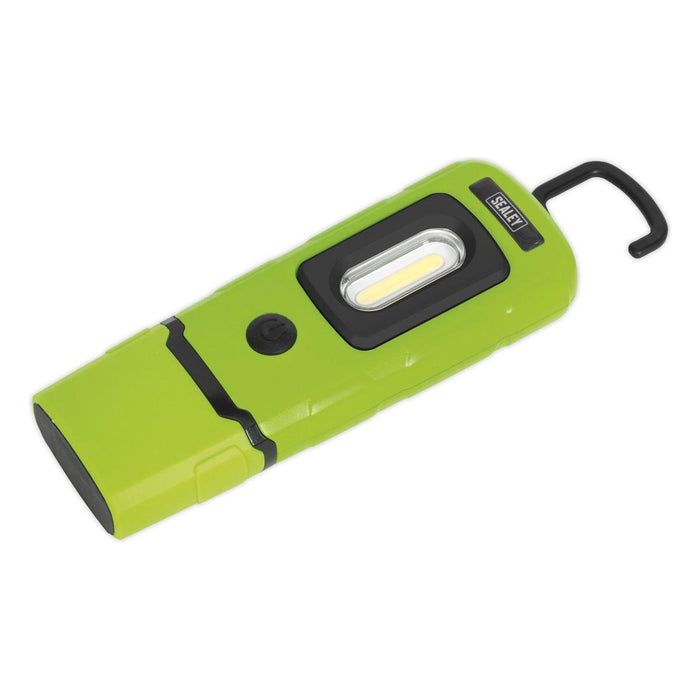 Sealey Rechargeable 360 Inspection Light 3W COB & 1W SMD LED Green Lithium-Polym Sealey - Town Tools 