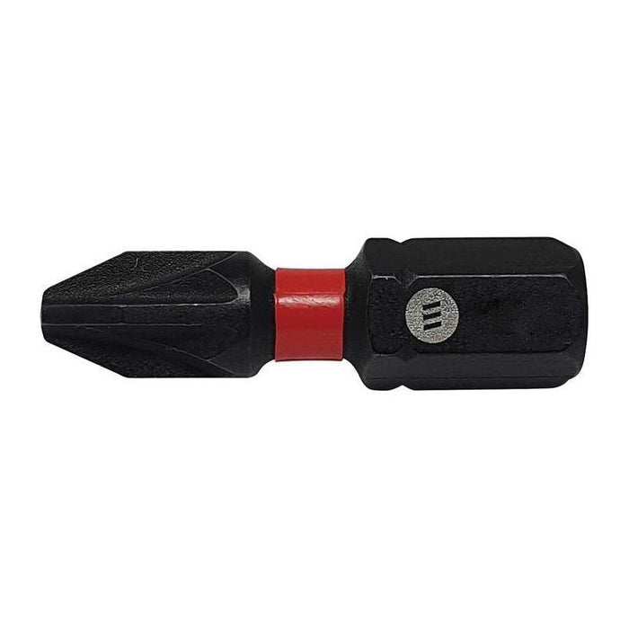Forgefix ForgeFast Pozidriv Compatible Impact Bit PZ3 x 25mm (Card 2) ForgeFix - Town Tools