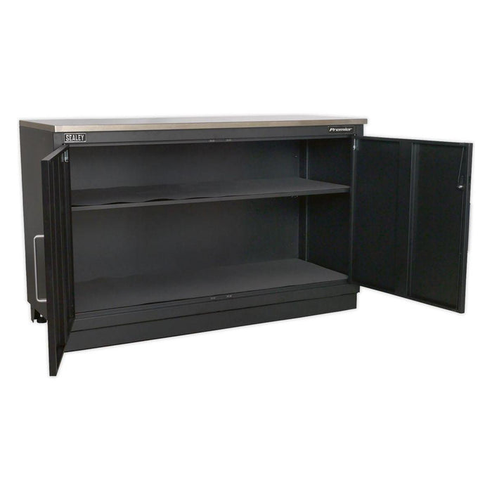 Sealey Modular Floor Cabinet 2 Door 1550mm Heavy-Duty APMS02 Sealey - Town Tools 