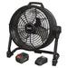 Sealey 2-in-1 Cordless/Corded 16" High Velocity Drum Fan 20V SV20 Series Kit Sealey - Town Tools 