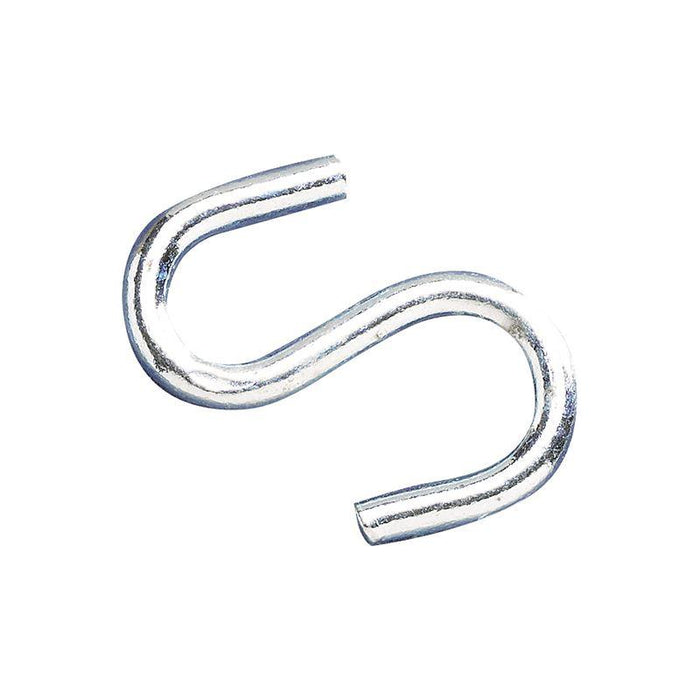 Faithfull S-Hooks 3mm Zinc Plated (Pack 20) Faithfull - Town Tools