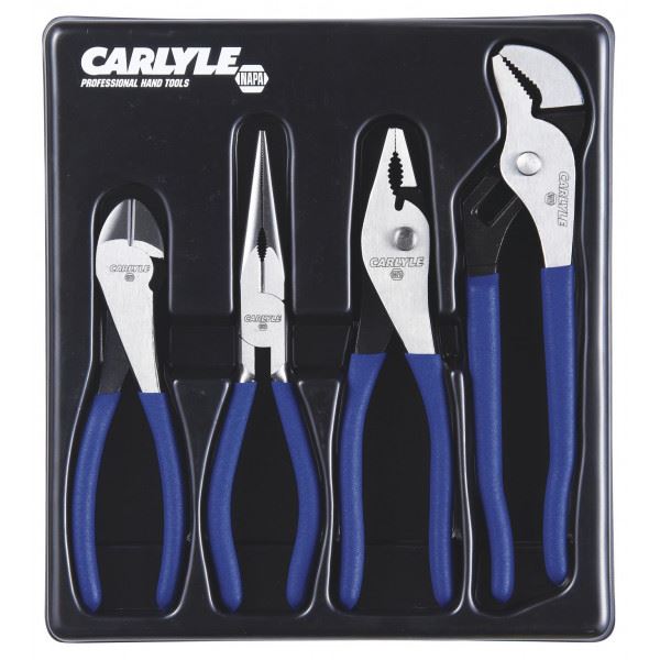 Carlyle Tools 4 Pc Professional Plier Set