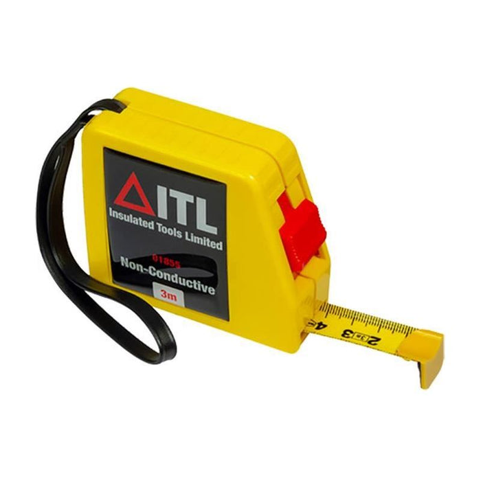 Itl Insulated Insulated Non Conductive Tape Measure 3m (Metric Only) ITL Insulated - Town Tools