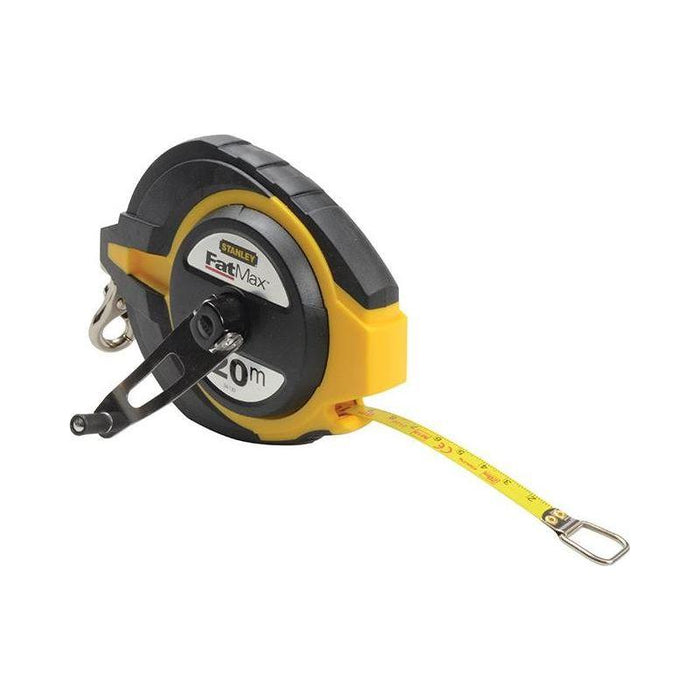 Stanley® Hand Tools FatMax® Closed Case Steel Long Tape 20m (Width 10mm) (Metric only) STANLEY® Hand Tools - Town Tools