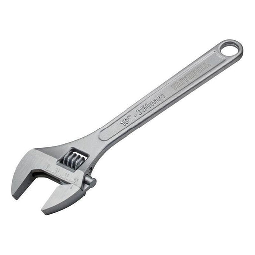 Faithfull Chrome Adjustable Spanner 250mm (10in) Faithfull - Town Tools