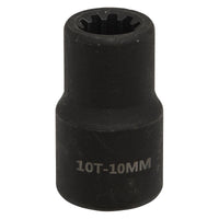 Sealey Brake Caliper Socket 1/2"Sq Drive 10mm 10-Point VS0983
