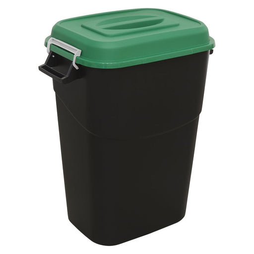 Sealey Refuse/Storage Bin 95L Green BM95G Sealey - Town Tools 