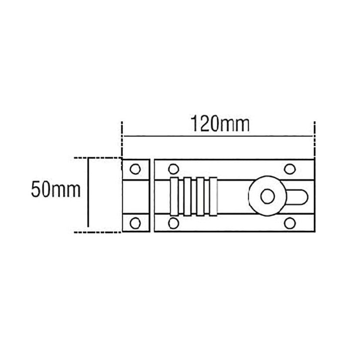 Squire CombiBolt 4 Re-Codable Locking Bolt Black/Blue 120mm Squire - Town Tools